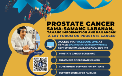 “Prostate Cancer Sama-samang Labanan, Tamang Impormasyon Kailangan!”